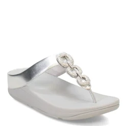Women's FitFlop, Fino Crystal Chain Toe-Post Sandal