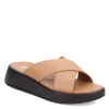 Women's FitFlop, F-Mode Luxe Leather Flatform Cross Slide