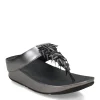 Women's FitFlop, Rumba Beaded Metallic Toe-Post Sandal