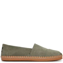 Women's Toms, Alpargata Vetiver Suede Leather Wrap Slip-On