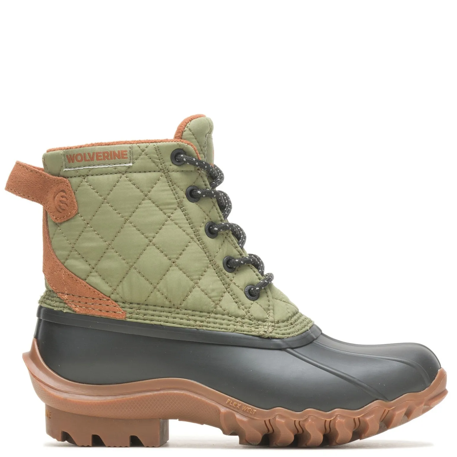 Women's Wolverine, Torrent Quilted Duck Boot